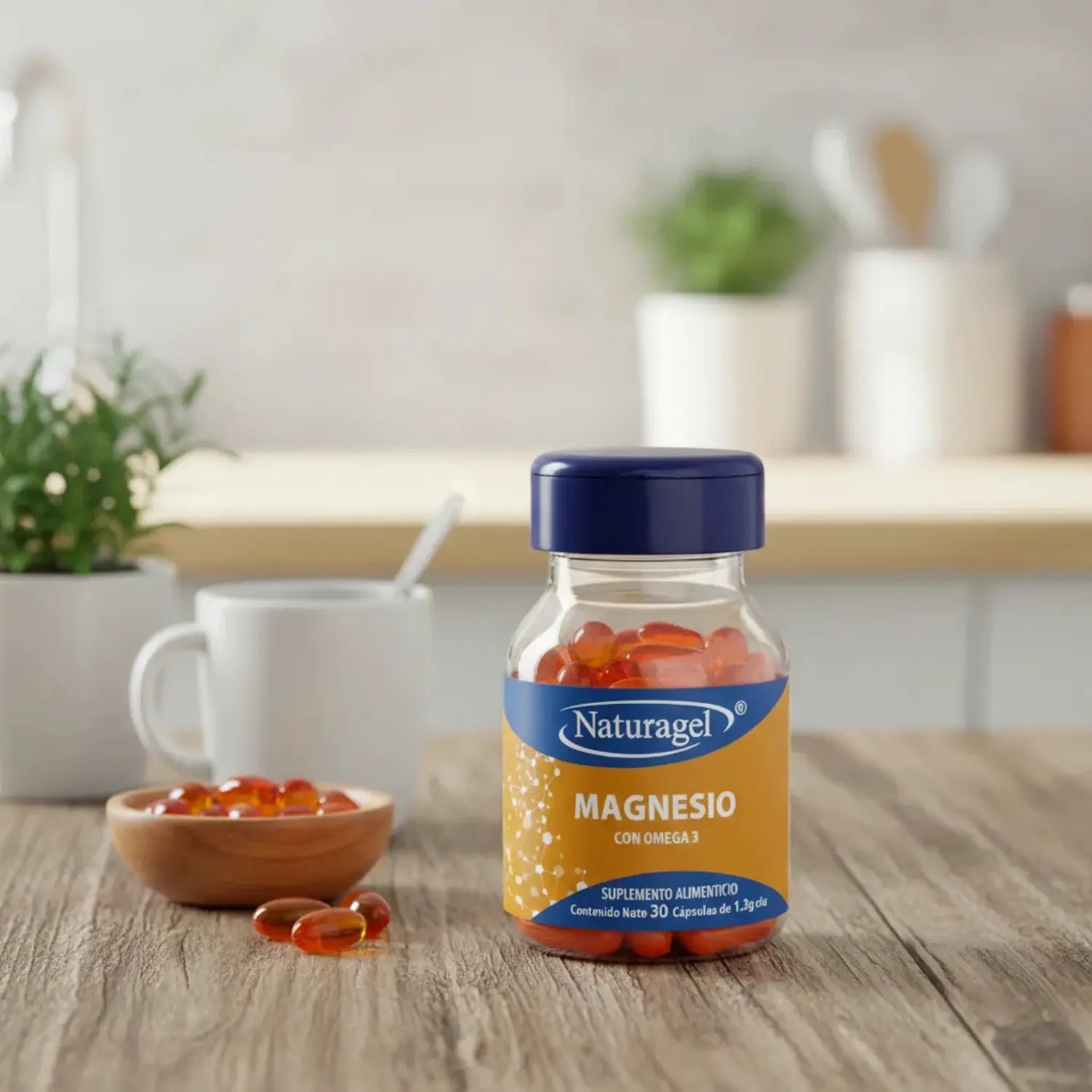 Naturagel Oxido Magnesio, Omega 3, 30capsulas