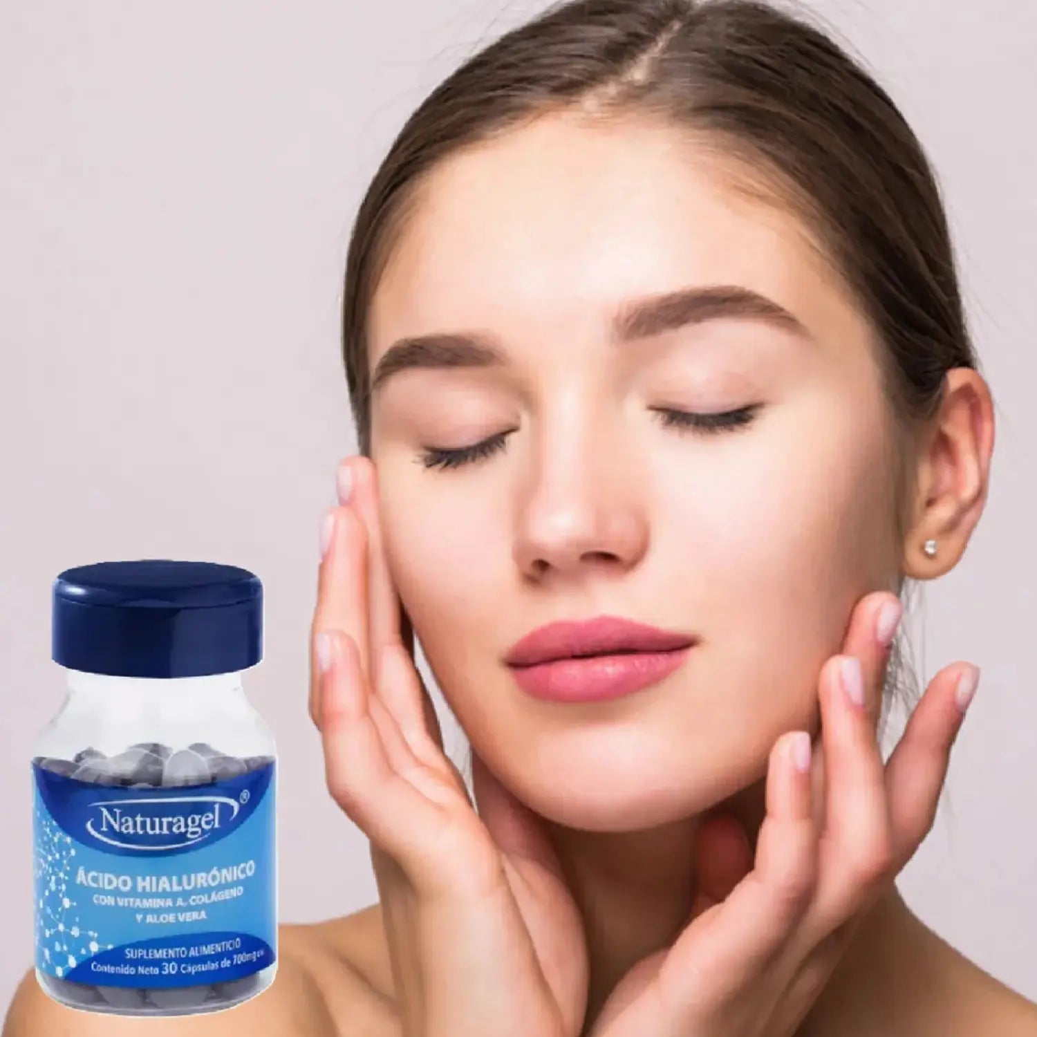 Naturagel Acido Hialuronico ,Vitamina A, colageno y Aloe Vera