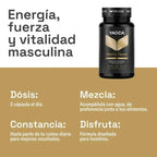 YAOCA Men's Testo Capsulas 60 caps