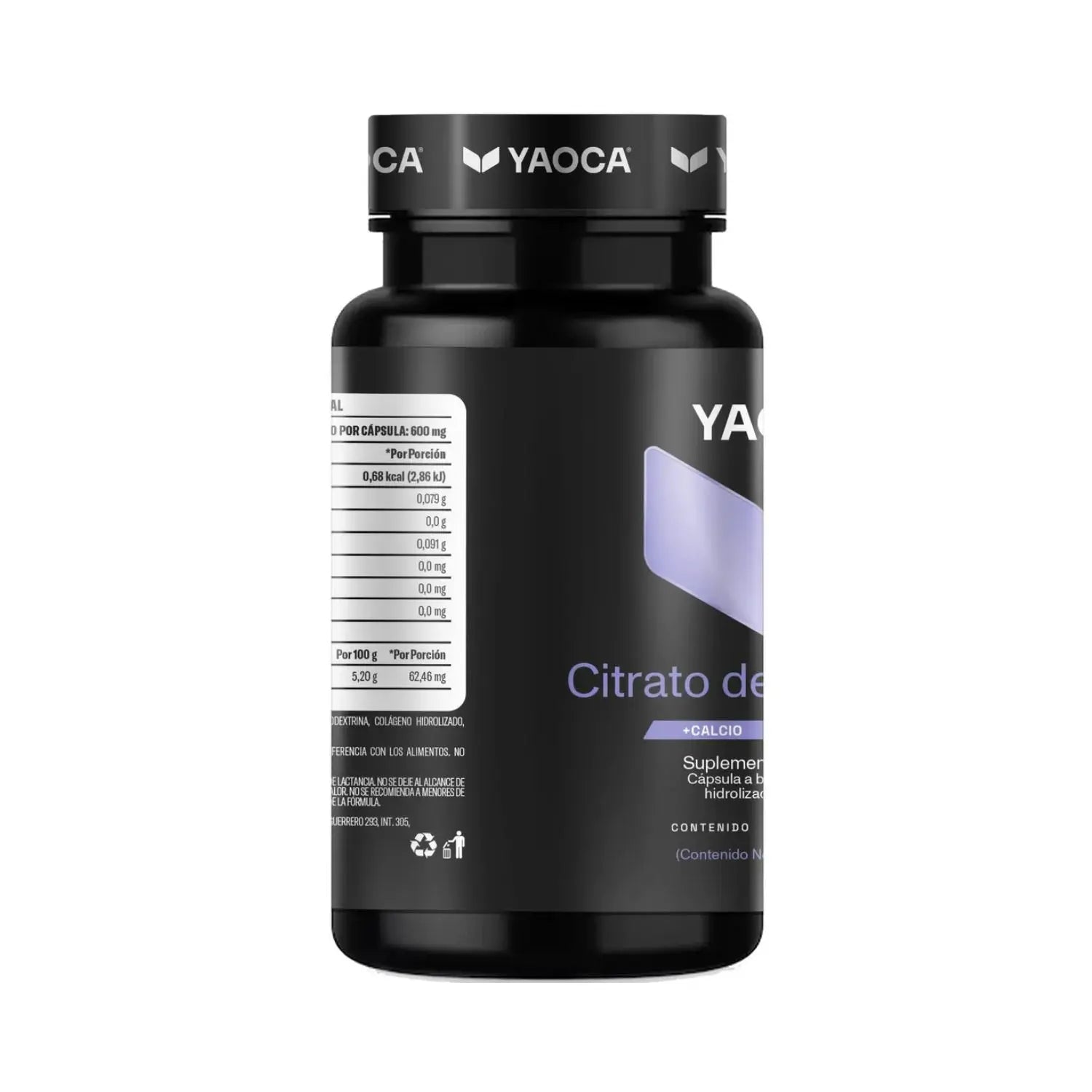 YAOCA Citrato de Magnesio 60 caps