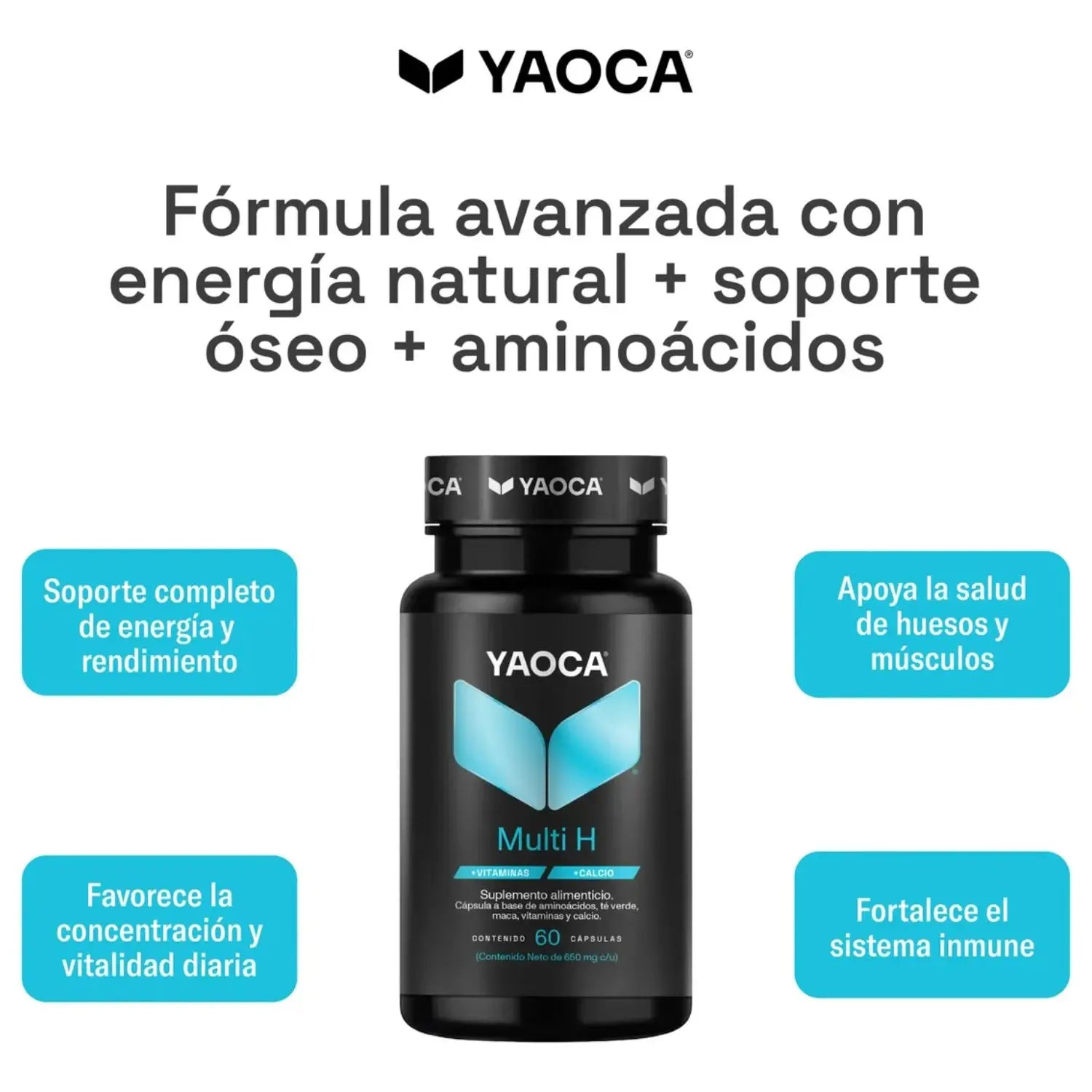 YAOCA Multivitaminico Hombre 60 caps