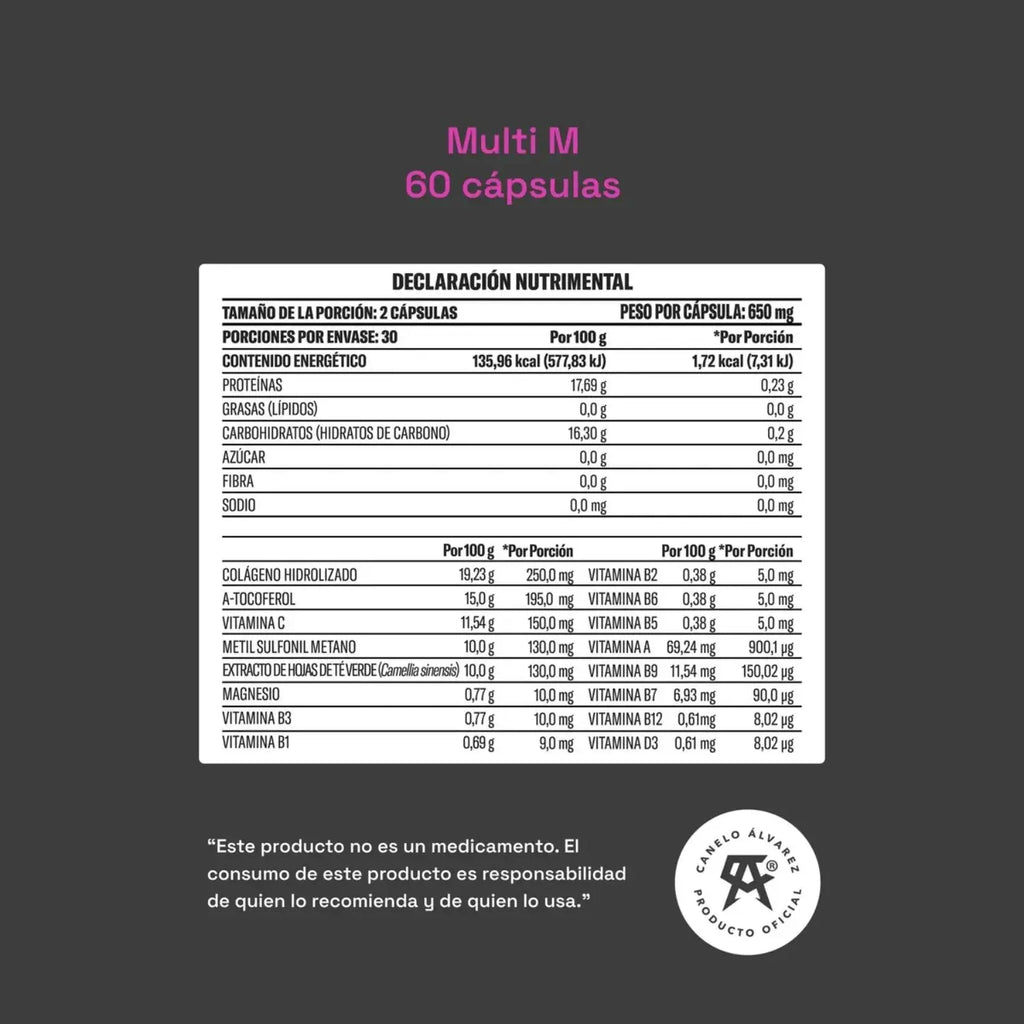 YAOCA Multivitaminico Mujer 60 caps