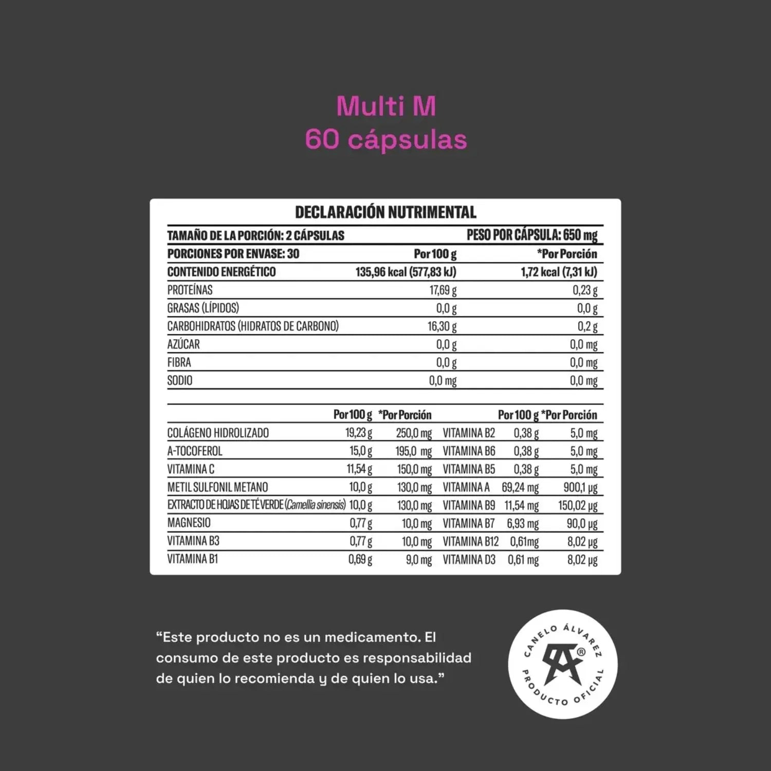 YAOCA Multivitaminico Mujer 60 caps