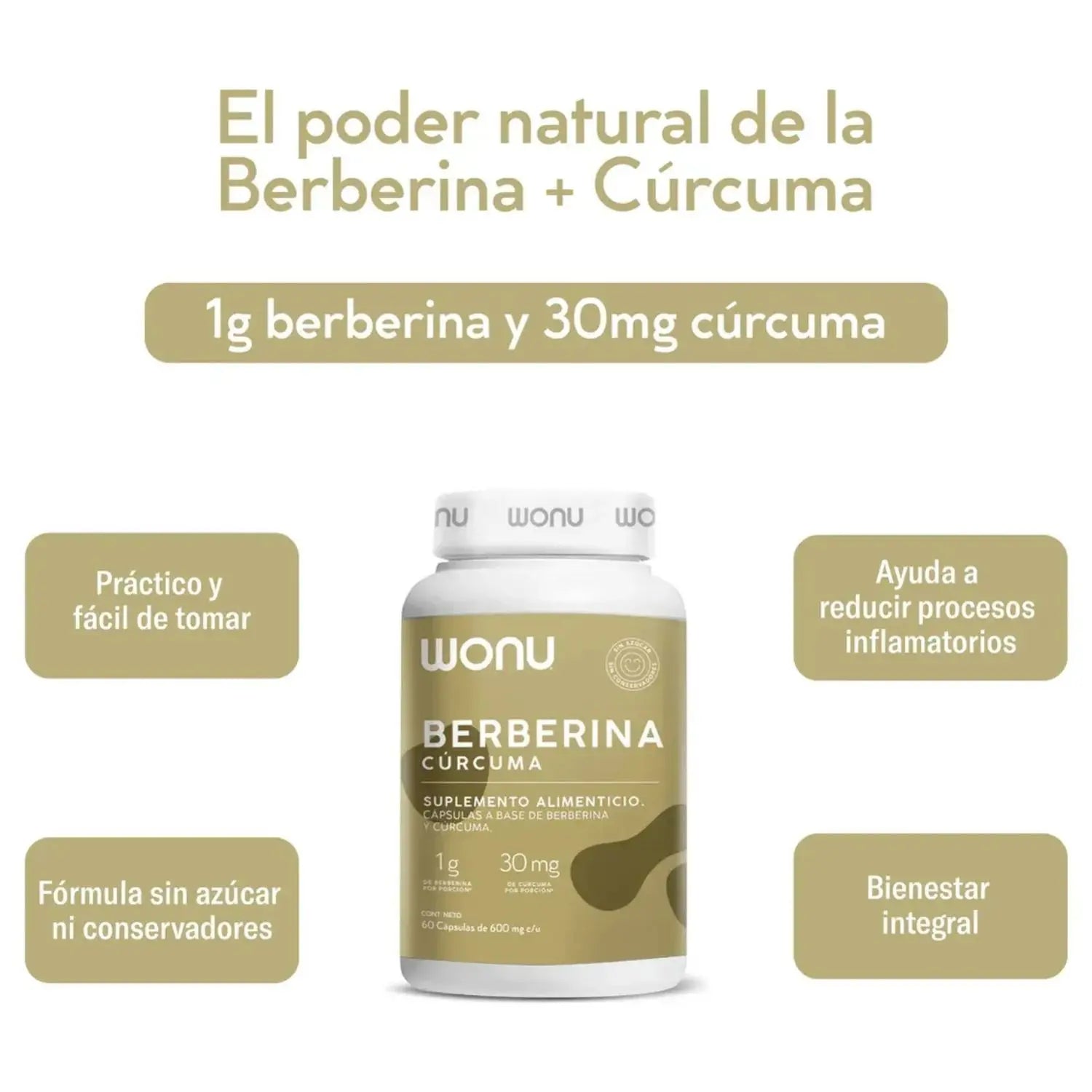 WONU Berberina 60 caps