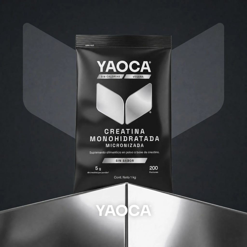 Creatina Monohidratada Micronizada En Polvo Alta Pureza  I Yaoca I 1 Kg I 200 Servicios I Sin Sabor I Sin Azúcar