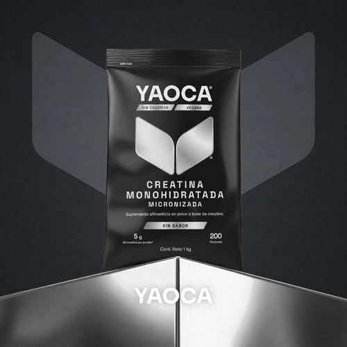 Creatina Monohidratada Micronizada En Polvo Alta Pureza  I Yaoca I 1 Kg I 200 Servicios I Sin Sabor I Sin Azúcar