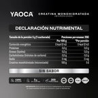 Creatina Monohidratada Micronizada En Polvo Alta Pureza  I Yaoca I 1 Kg I 200 Servicios I Sin Sabor I Sin Azúcar
