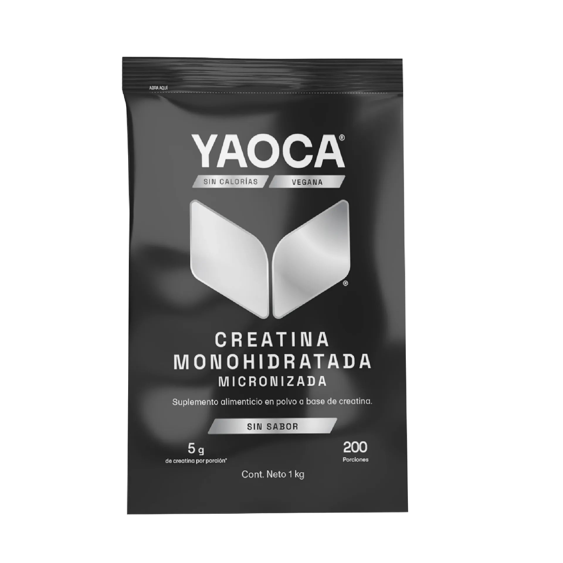 Creatina Monohidratada Micronizada En Polvo Alta Pureza  I Yaoca I 1 Kg I 200 Servicios I Sin Sabor I Sin Azúcar