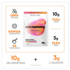 Creanatomy core series Creatina monohiidratada sin sabor 780gr, 60 porciones