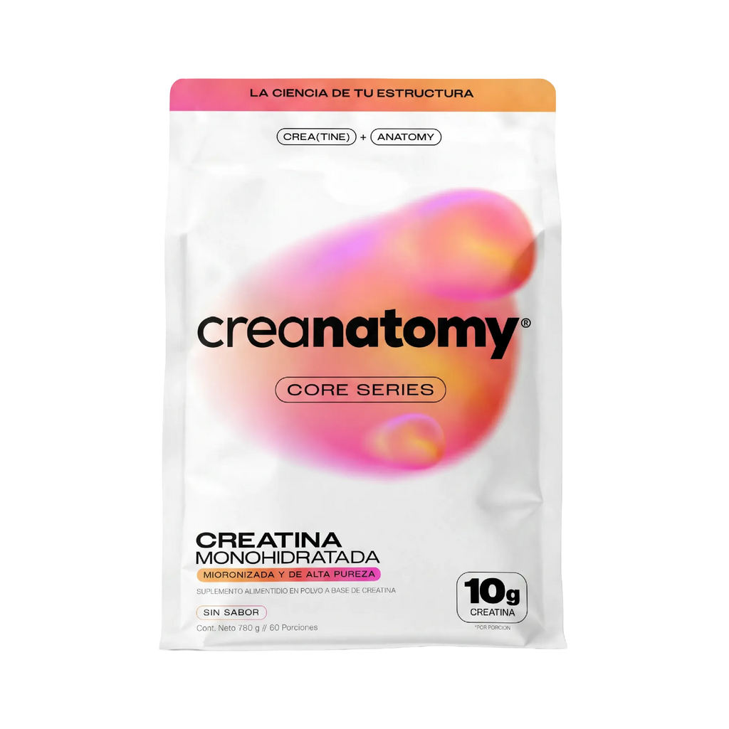 Creanatomy core series Creatina monohiidratada sin sabor 780gr, 60 porciones