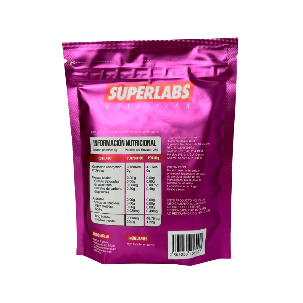 Superlabs Nutrition Chiro Inositol en polvo