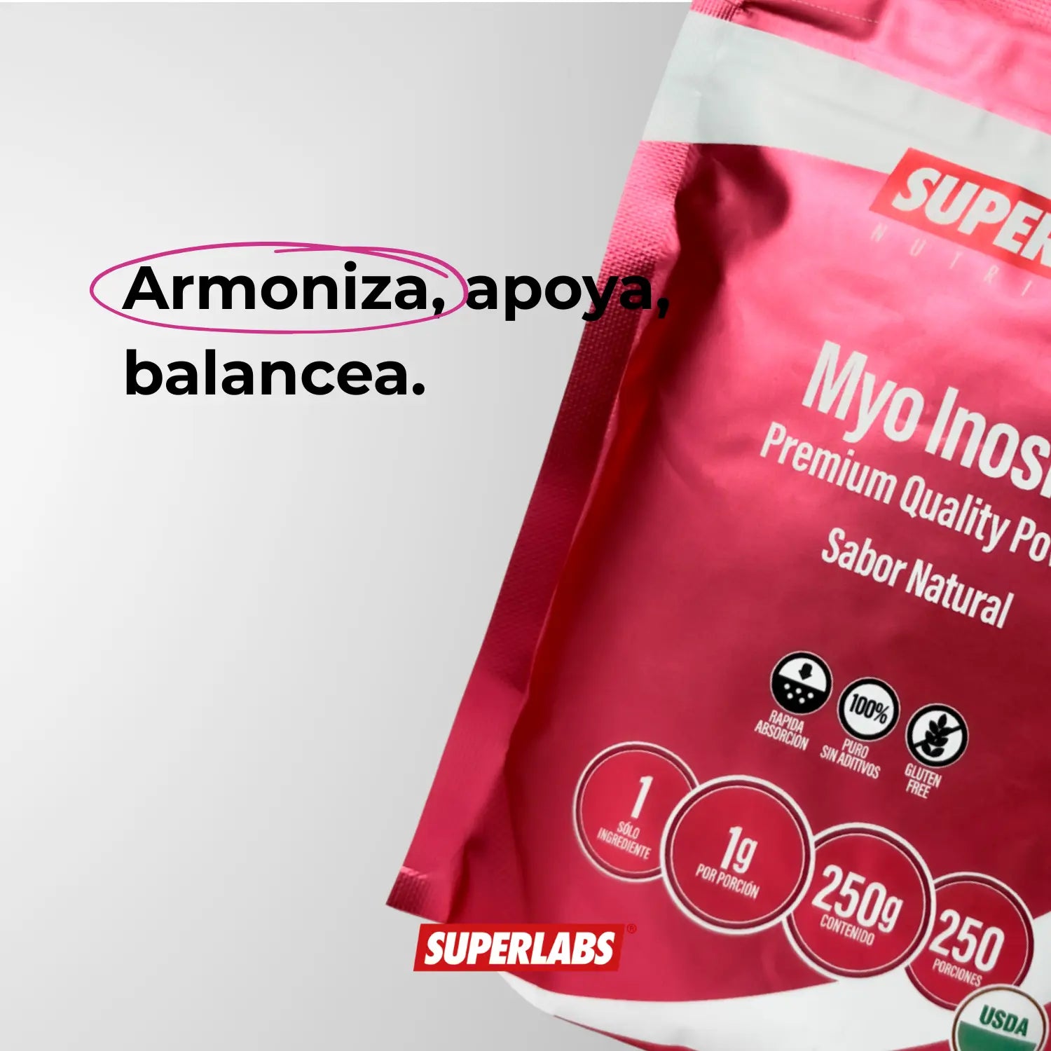Superlabs Nutrition Inositol en polvo