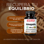 Ashwagandha 8800 mg Superlabs Nutrition 120 Cápsulas Extracto de Raíz 20:1 Suplemento Alimenticio para Estrés Relajación Energía y Bienestar General