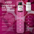 Betabel 805 mg Superlabs Nutrition 60 Cápsulas Suplemento Alimenticio con Antioxidantes para Energía Circulación y Rendimiento Físico