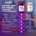 Uropac 240 mg Superlabs Nutrition 35 Cápsulas con Extracto de Arándano UROPure Suplemento Alimenticio para Apoyo y Bienestar de las Vías Urinarias