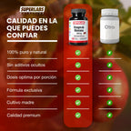 Vinagre de Manzana Superlabs Nutrition 100 Cápsulas con Cultivo Madre Suplemento Alimenticio para Apoyo Digestivo Metabólico y Bienestar General