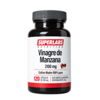 Vinagre de Manzana Superlabs Nutrition 100 Cápsulas con Cultivo Madre Suplemento Alimenticio para Apoyo Digestivo Metabólico y Bienestar General