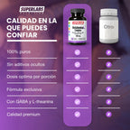 Melatonina Complex 586 mg Superlabs Nutrition con Magnesio GABA L-Teanina y 5-HTP Suplemento Alimenticio para Descanso Relajación y Sueño