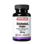 Melatonina Complex 586 mg Superlabs Nutrition con Magnesio GABA L-Teanina y 5-HTP Suplemento Alimenticio para Descanso Relajación y Sueño