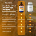 Aceite de Ricino 473 ml Superlabs Nutrition Castor Oil Aceite Natural para Cabello Pestañas Cejas Piel y Cuidado Corporal