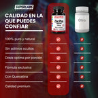 Zinc con Quercetina 910 mg Superlabs Nutrition 120 Cápsulas Suplemento Alimenticio Mineral y Antioxidante para Apoyo al Sistema Inmune