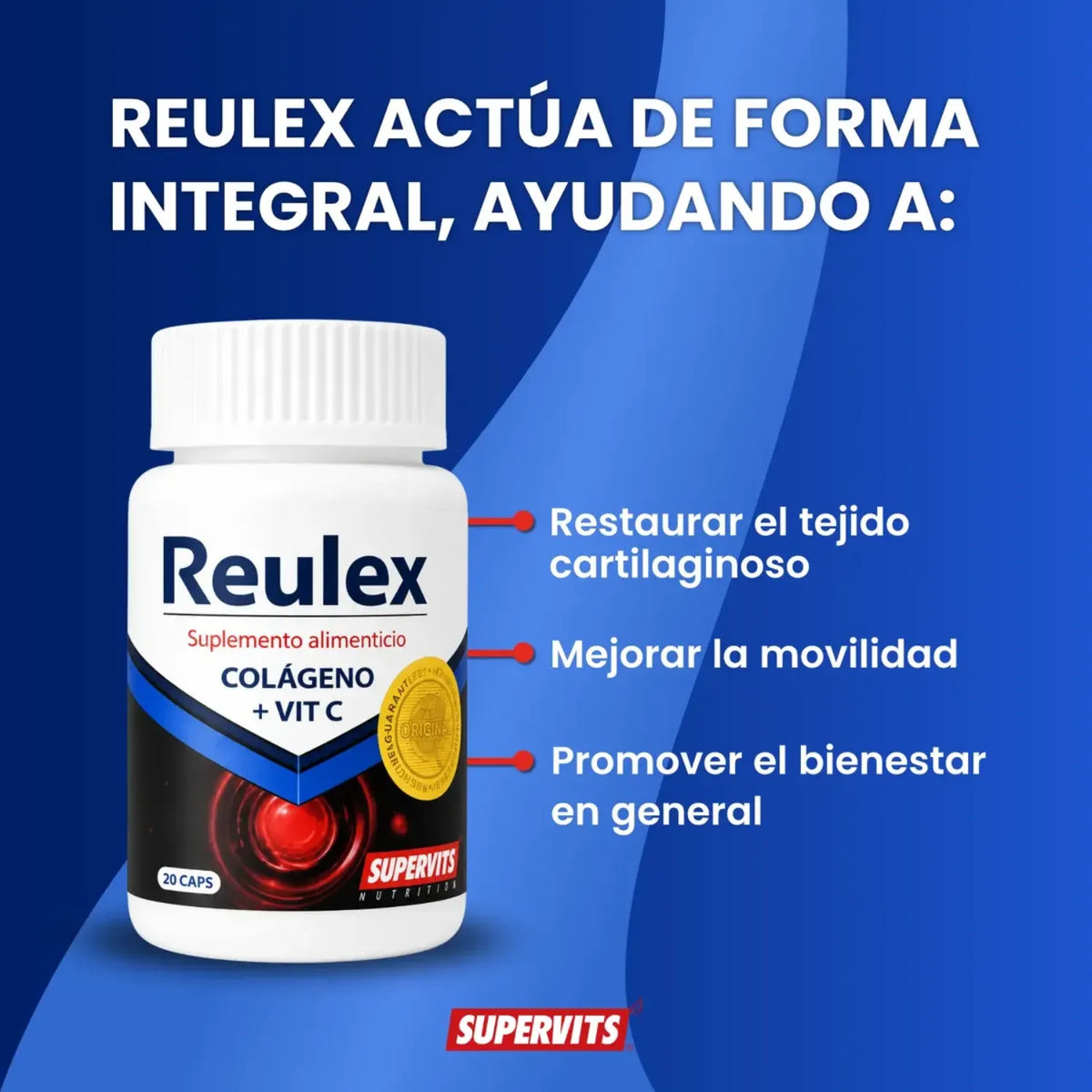 Supervits Suplemento Reulex 20 capsulas
