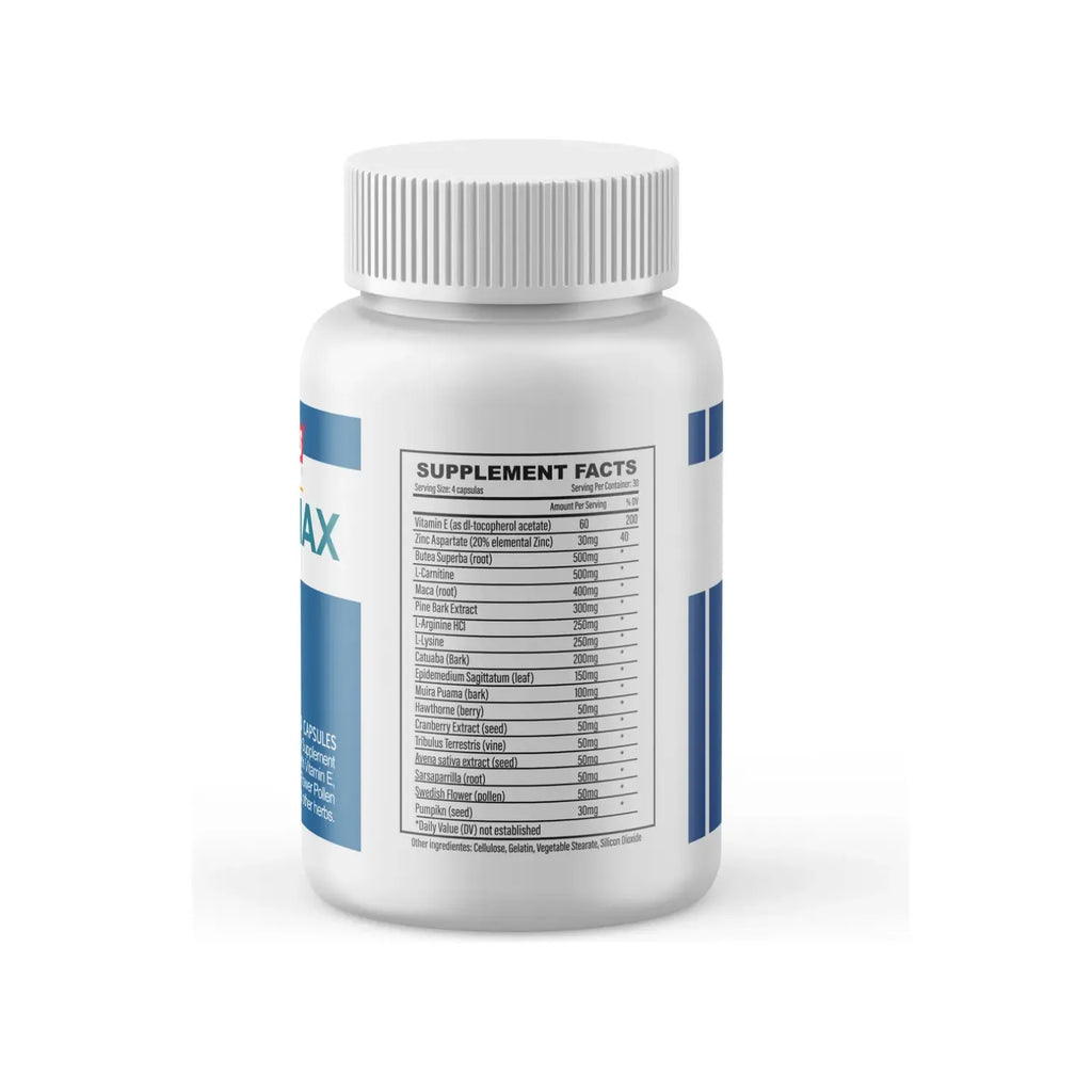 Supervits Semenax Aumenta El Volumen Del Semen Y Mejora Lapotencia 30 capsulas