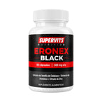SUPERVITS ERONEX BLACK, FRASCO CON 60 CÁPSULAS DE 500 MG