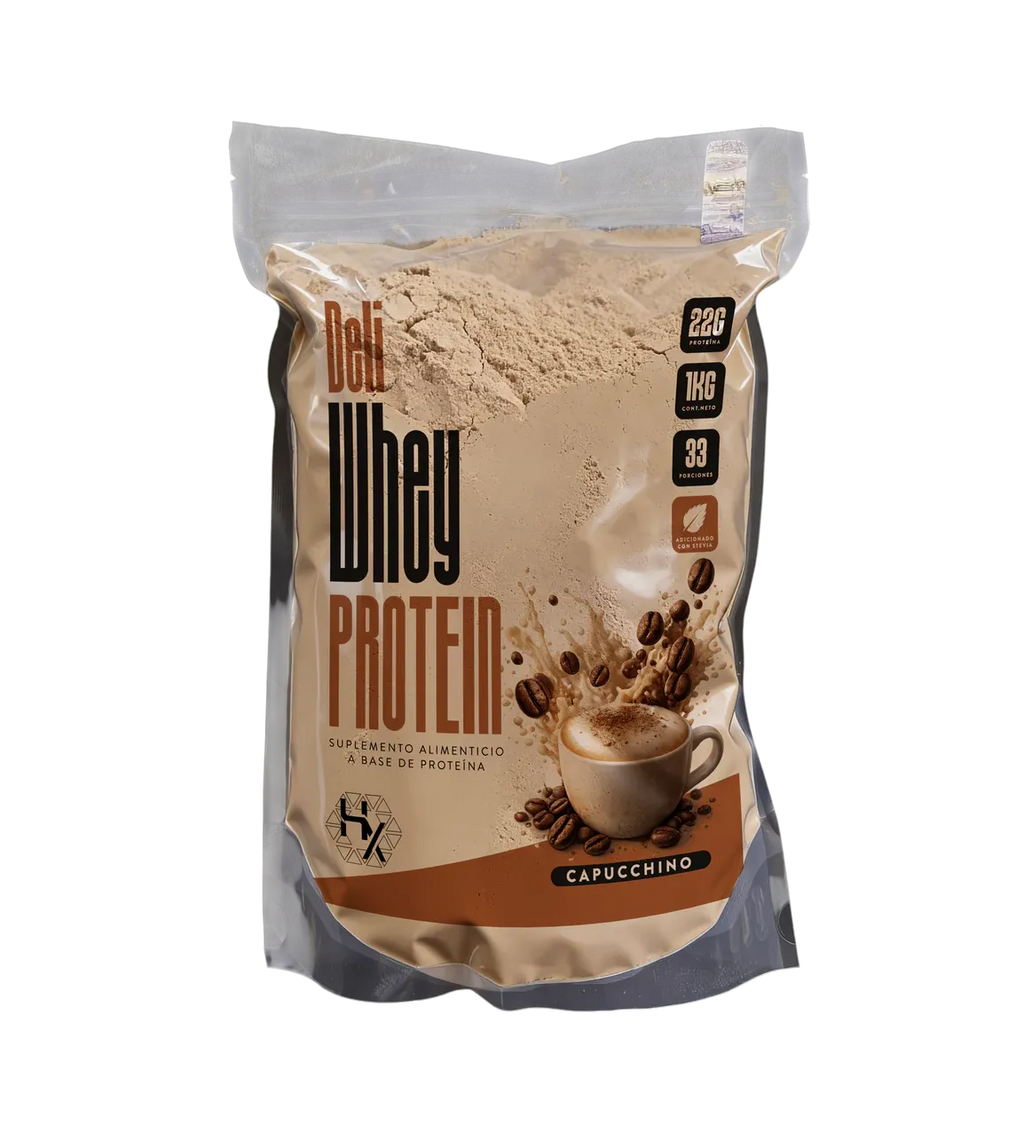 Holix Lab Whey Protein Deli 22g Proteína 1 Kg Sabor Capuccino