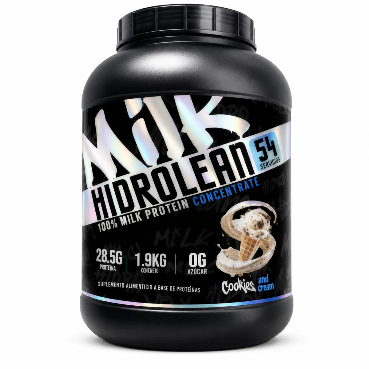 Holix Lab Proteína Milk Hidrolean Concentrada 1.9 Kg 54 Serv Cookies and cream