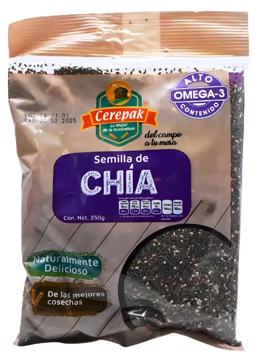 CEREPACK SEMILLA DE CHIA 250 G CEREPAK