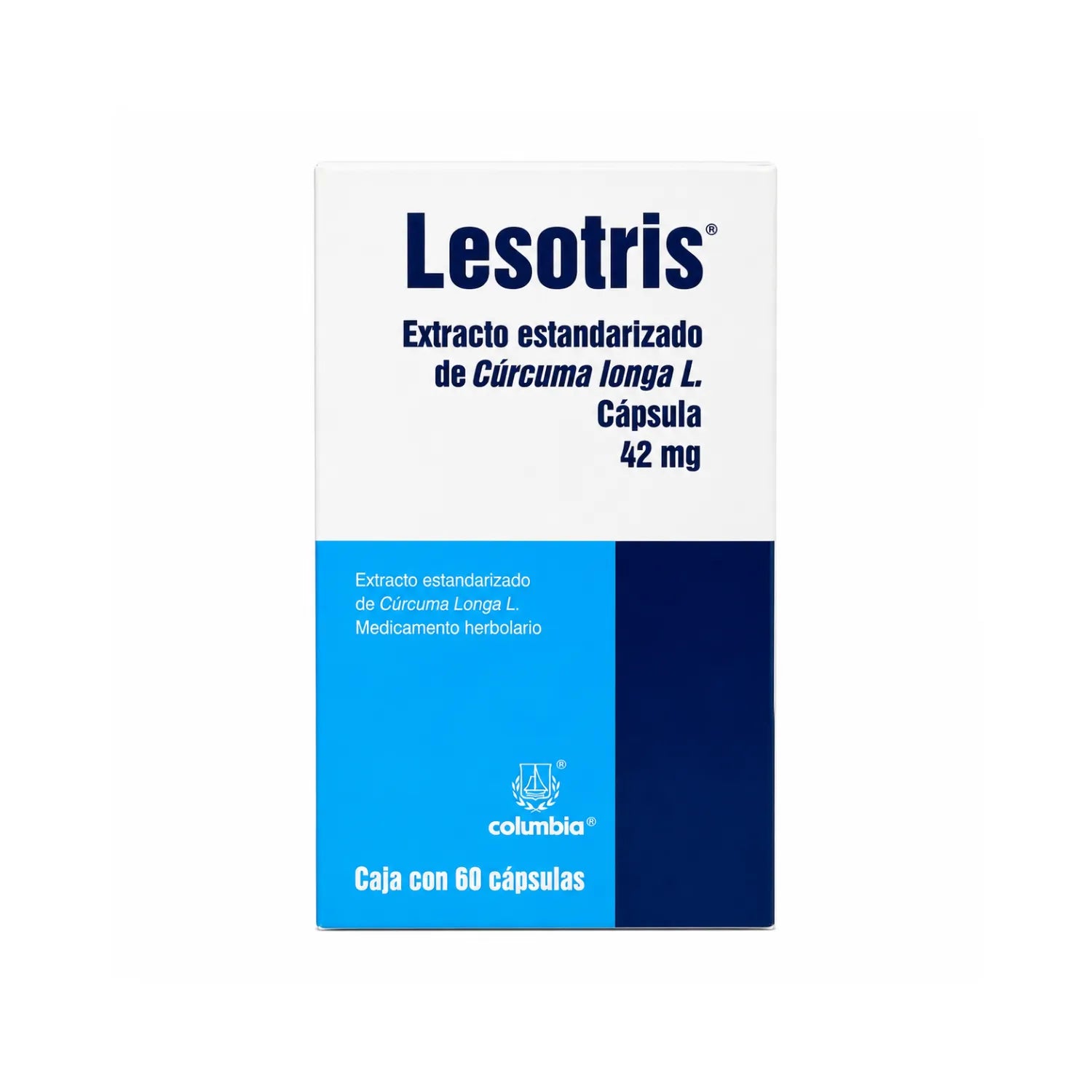 Microbiot Lesotris Extracto Estandarizado de Curcuma Longa L. Con 60 Capsulas