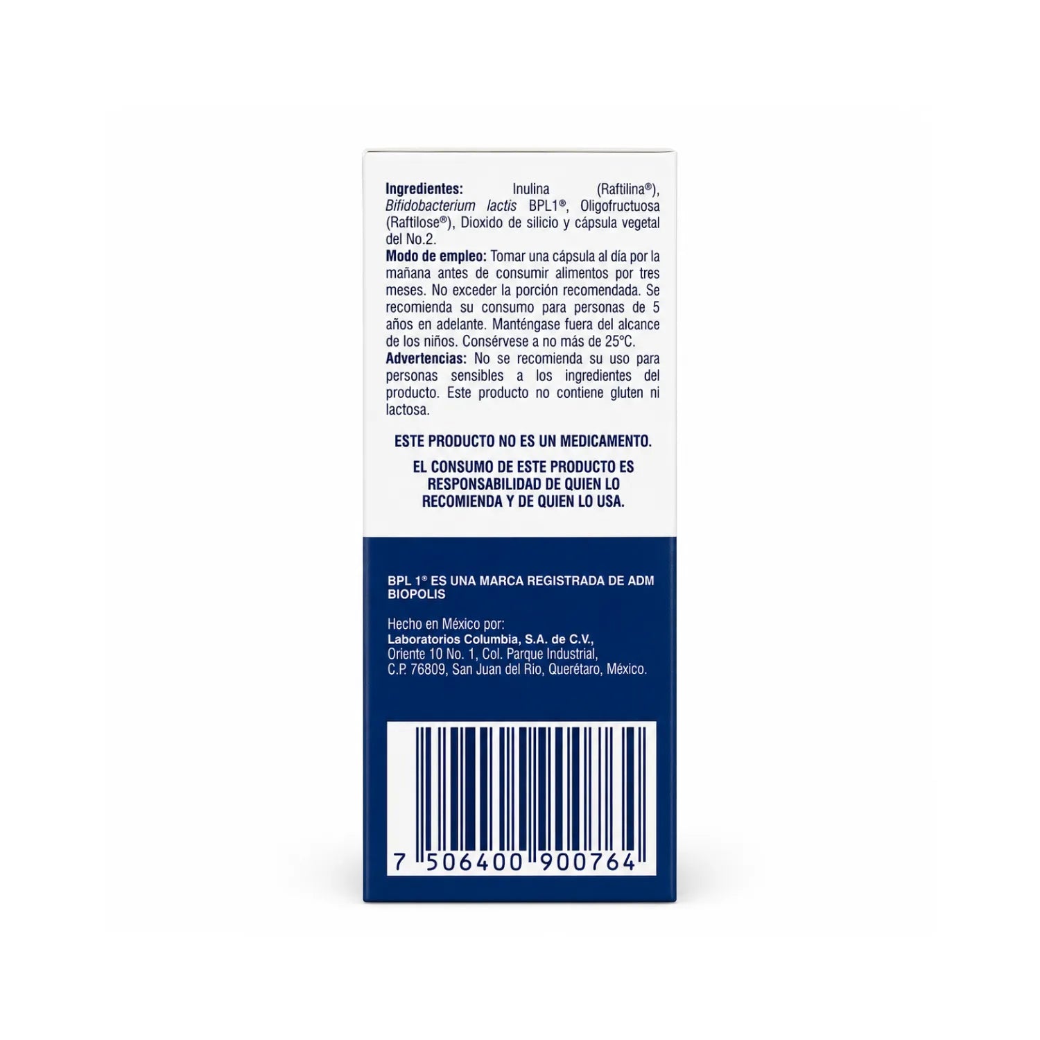 Microbiot Fit Bifidobacterium Lactis Bpl-1 30 Capsulas de 180mg