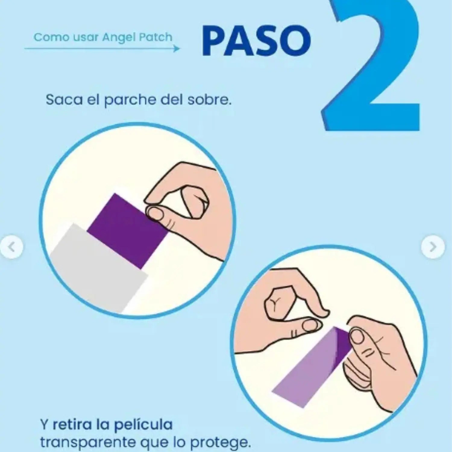 Pedhe Pharma Angel Kids Patch caja con 4 parches de 5x12 cm