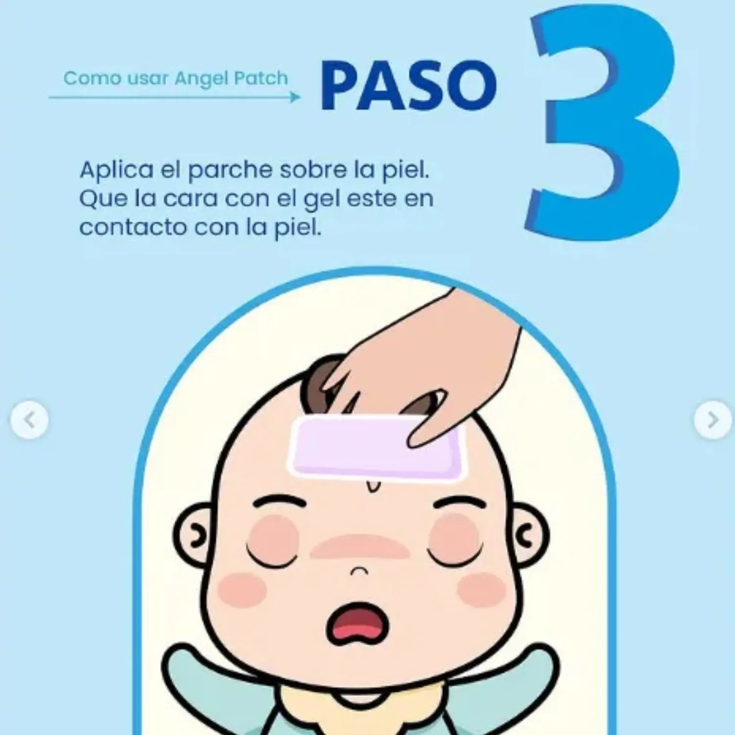 Pedhe Pharma Angel Kids Patch caja con 4 parches de 5x12 cm