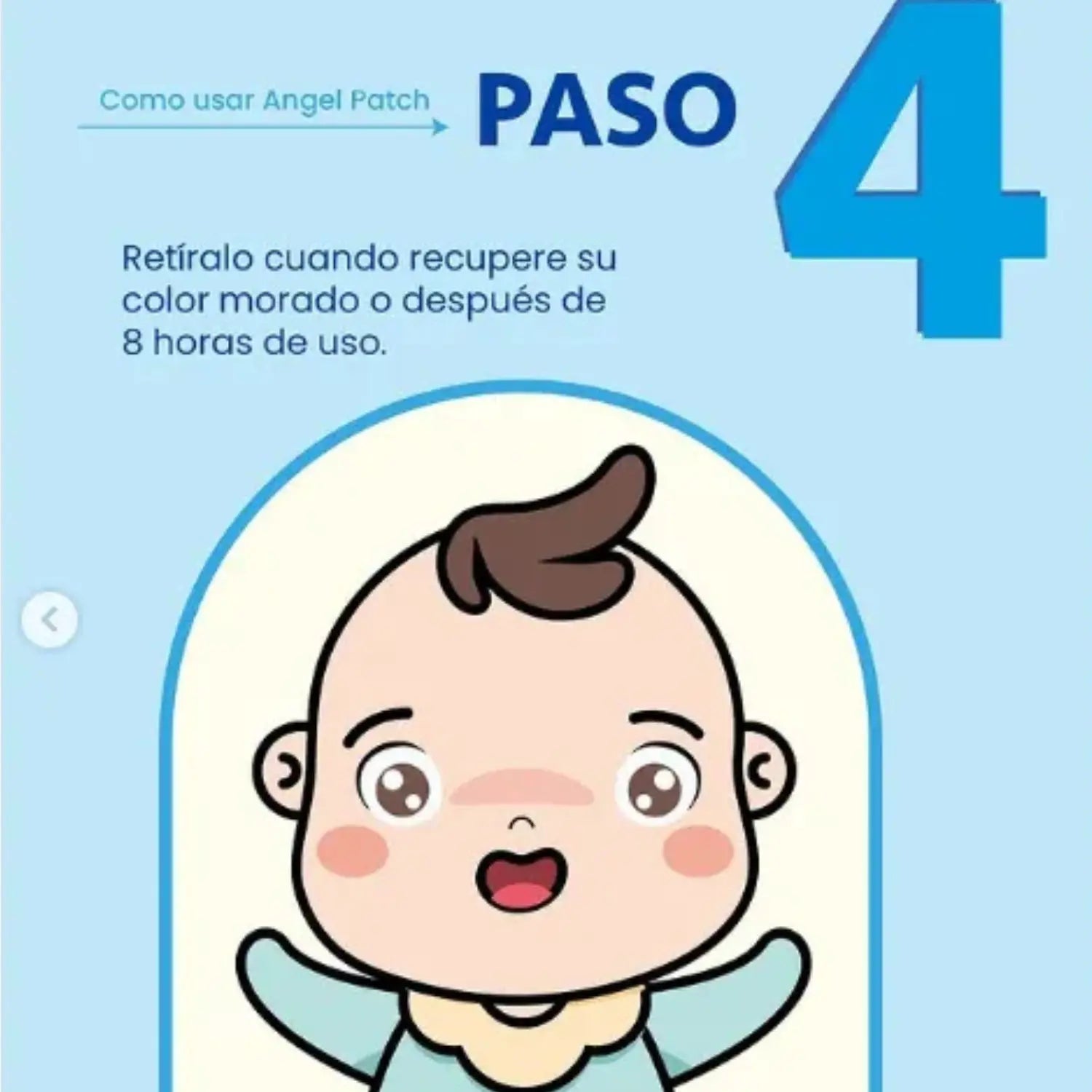 Pedhe Pharma Angel Kids Patch caja con 4 parches de 5x12 cm