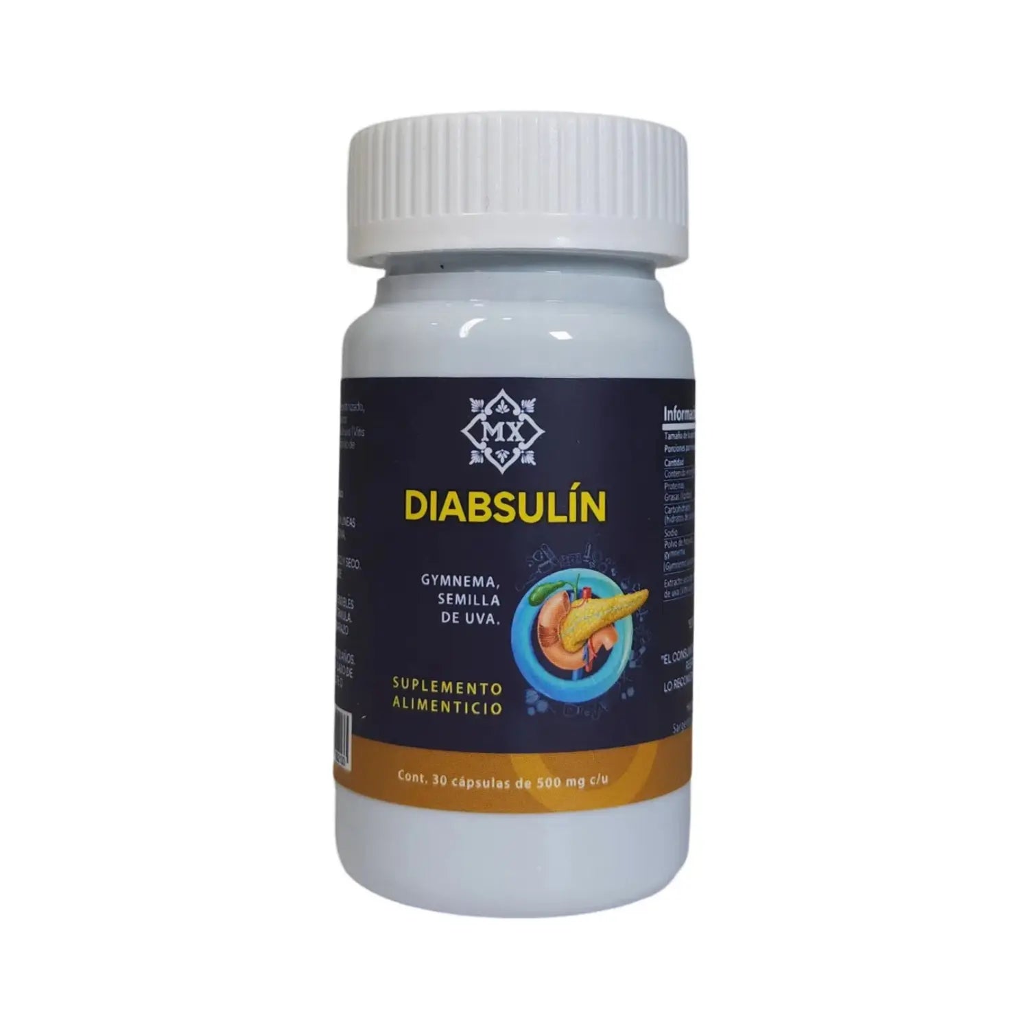 Natural Health DIABSULIN 30 CAPS 500 MG