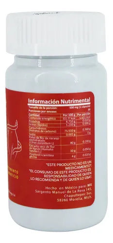 Natural Health Bodygrass | 30 Cápsulas de 500 mg | Fórmula Herbal | Bienestar y Nutrición | Suplemento Alimenticio