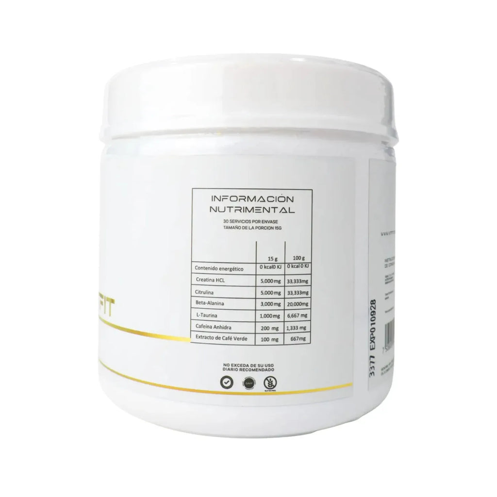 Vitfit Chaos pre entreno 450 grs Mita vibes