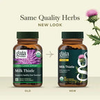 GAIA HERBS | Cardo Mariano Orgánico Milk Thistle con Silimarina | 120 Cápsulas Veganas | Apoyo a la Salud Hepática y Bienestar Digestivo
