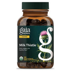 GAIA HERBS | Cardo Mariano Orgánico Milk Thistle con Silimarina | 120 Cápsulas Veganas | Apoyo a la Salud Hepática y Bienestar Digestivo
