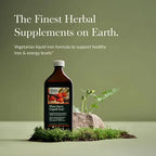 GAIA HERBS | Plant Force Liquid Iron Hierro Líquido 10 mg | Botella de 473 ml | Apoyo a la Energía y Formación de Glóbulos Rojos