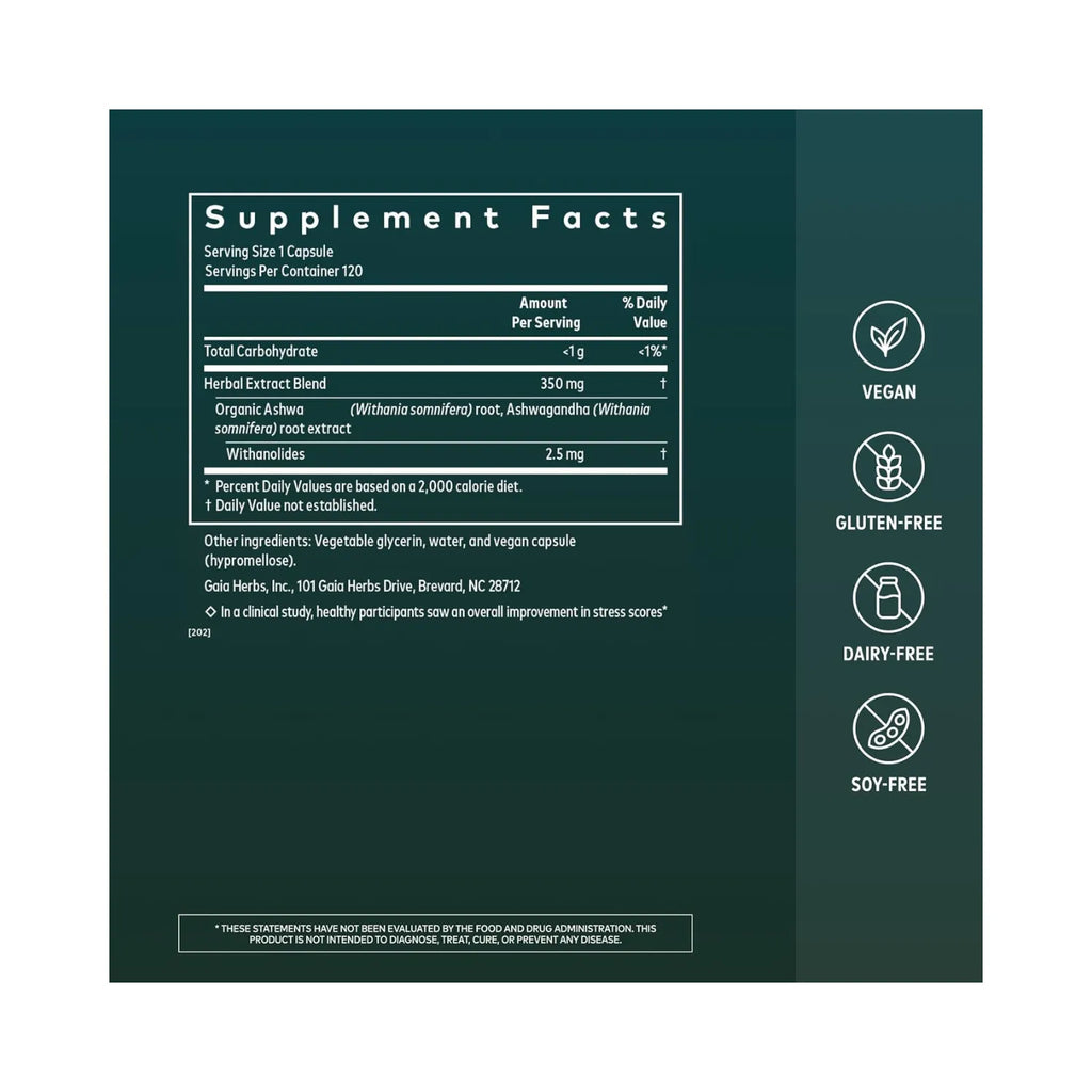 Gaia Herbs Ashwagandha Root