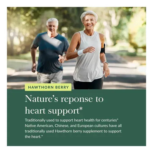 GAIA HERBS | Hawthorn Supreme Espino Blanco Orgánico 500 mg | 120 Cápsulas Veganas | Apoyo a la Salud Cardiovascular y Circulación