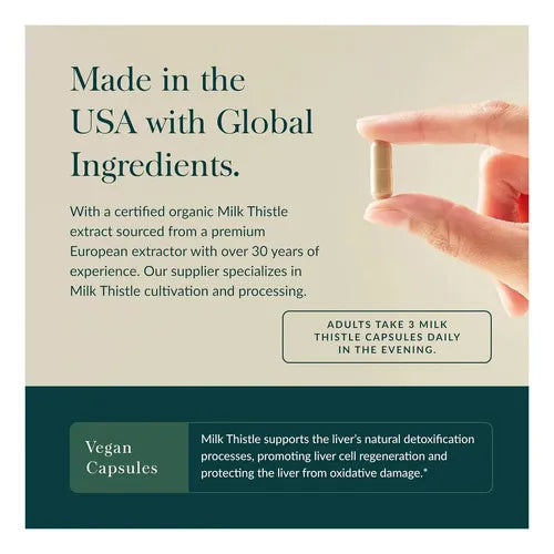 GAIA HERBS | Liver Health Suplemento Hepático con Cardo Mariano y Cúrcuma | 60 Cápsulas Veganas | Apoyo a la Salud del Hígado y Bienestar Digestivo