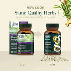 Gaia Herbs Thyroid Support | 60 Cápsulas Vegetales | Yodo y Extractos Herbales | Bienestar Metabólico | Suplemento Alimenticio