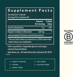 GAIA HERBS | Cranberry Concentrate Arándano Rojo Orgánico 420 mg | 60 Fitocápsulas Veganas | Apoyo Urinario y Antioxidante