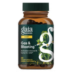 GAIA HERBS | Gas & Bloating con Carbón Activado e Hinojo | 50 Cápsulas Veganas | Apoyo Digestivo y Alivio de Gases e Hinchazón