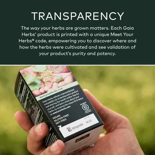 Gaia Herbs Black Elderberry | Saúco Negro Orgánico | 89 ml | Apoyo Inmunológico y Protección Antioxidante | Suplemento Alimenticio