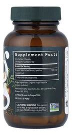 GAIA HERBS | Maca Root Raíz de Maca Orgánica 500 mg | 60 Cápsulas Vegetales | Apoyo a la Energía, Vitalidad y Resistencia Física